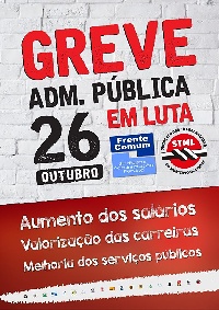 cartaz greve 26 out 18